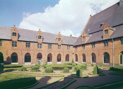 View of the Cloisters and Courtyard by Unbekannt Unbekannt